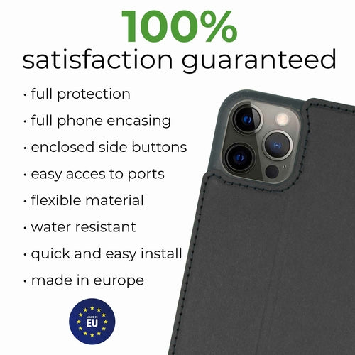Biodegradable Flip Phone Case - Black